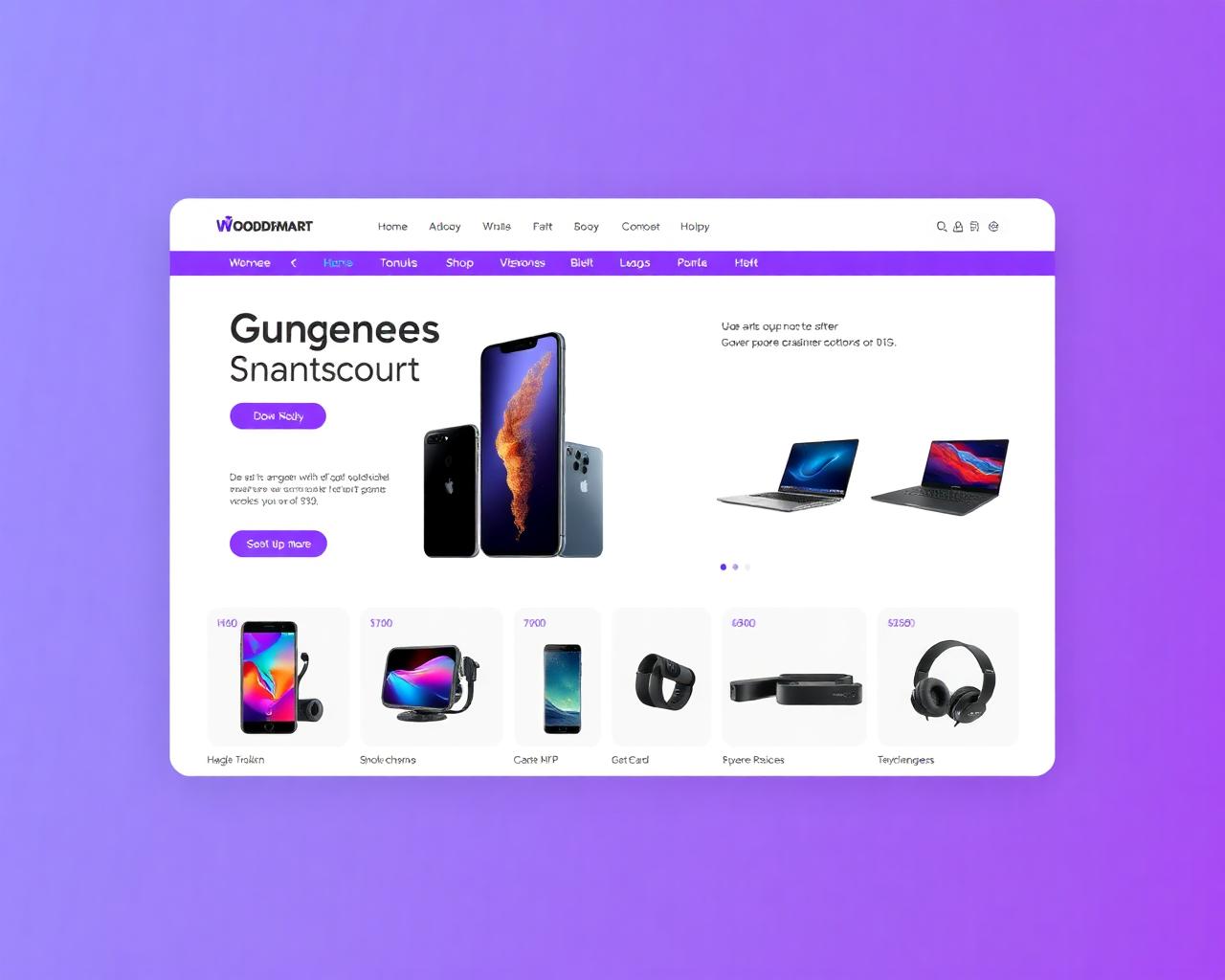 Gadget Shop demo website